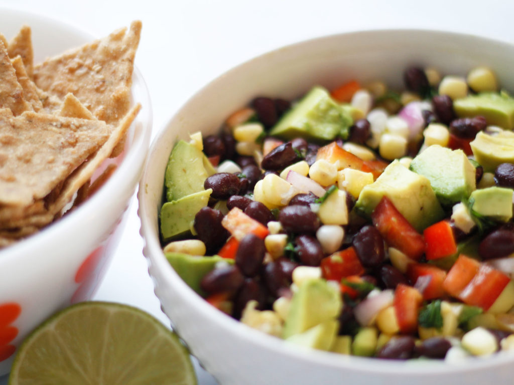 Black Bean Corn Avocado Salad Shifty Crafty 0995