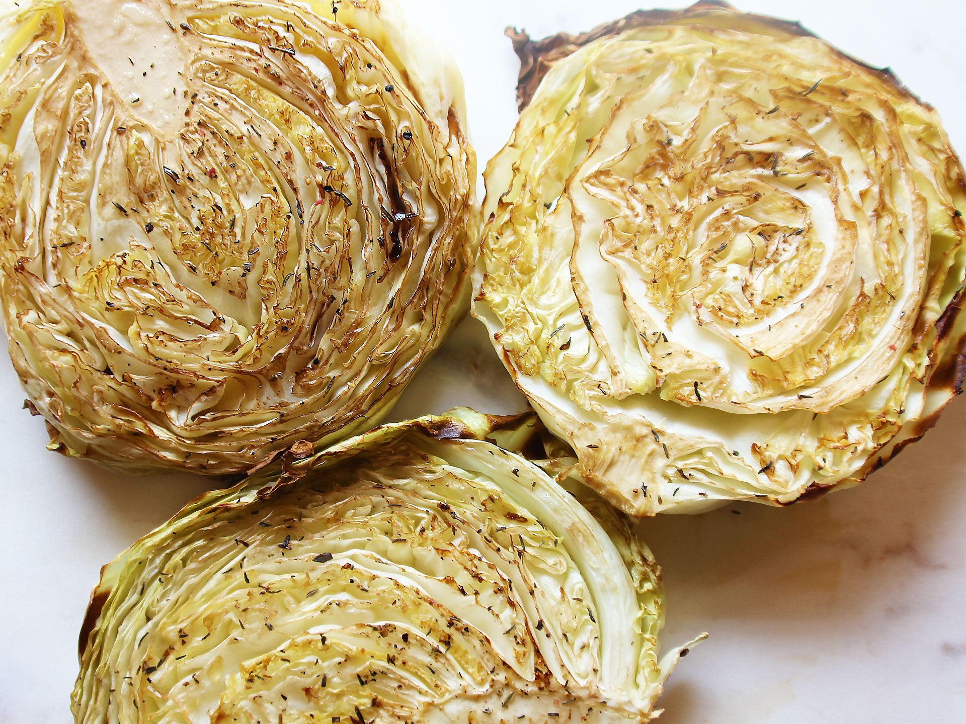 Balsamic Cabbage Steaks
